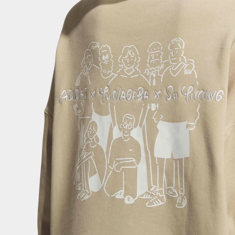 Adidas Originals Sweatshirts Women's Khaki-4
