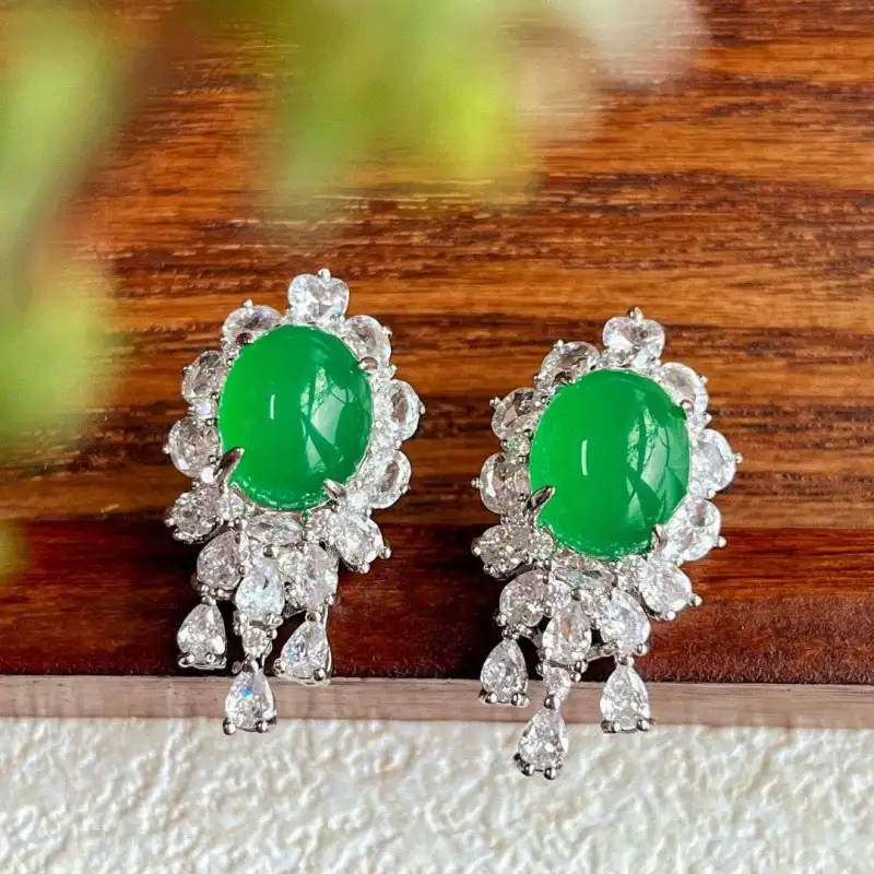 Grace Chalcedony Earrings Women's-4
