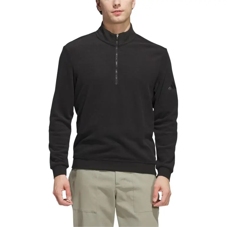 Adidas Free Shipping With AdiClub Ultimate365 Terry Cloth Quarter Zip Pullover-1