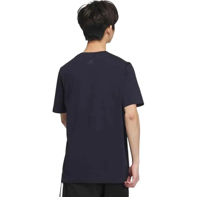 Adidas SMALL LINEAR LOGO POCKET T SHIRT-2