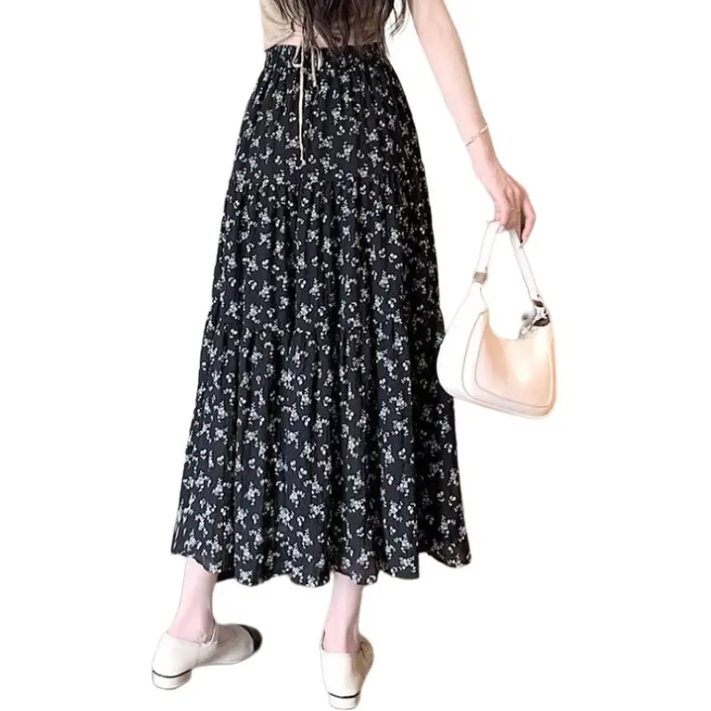 Mu Xiao Xin Casual Long Skirt Women's-5