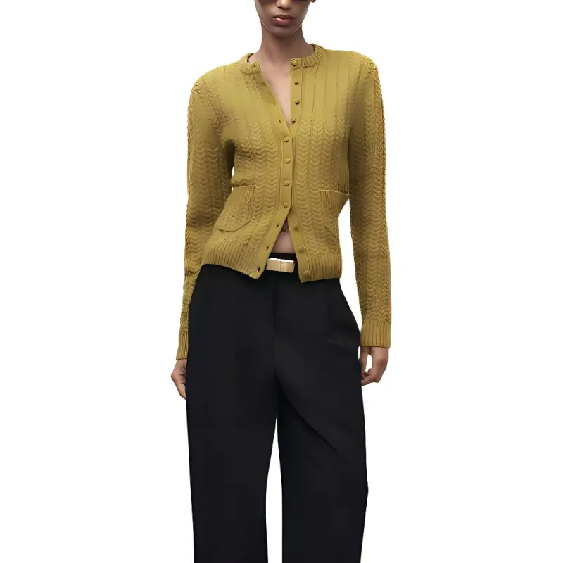 ZARA Sweater Women's Olive Green-4
