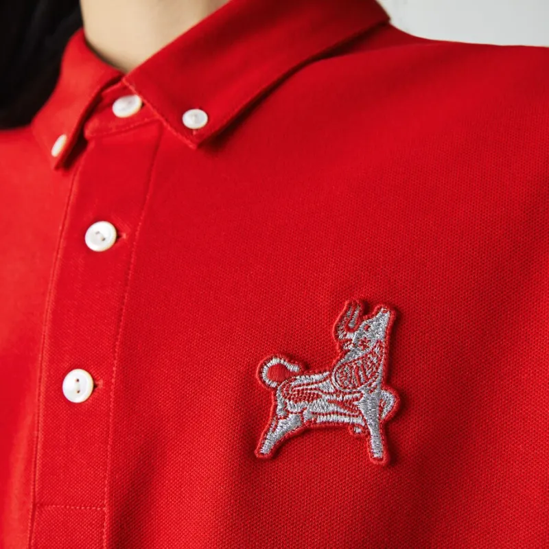 LACOSTE Polo Shirts Unisex Red-3