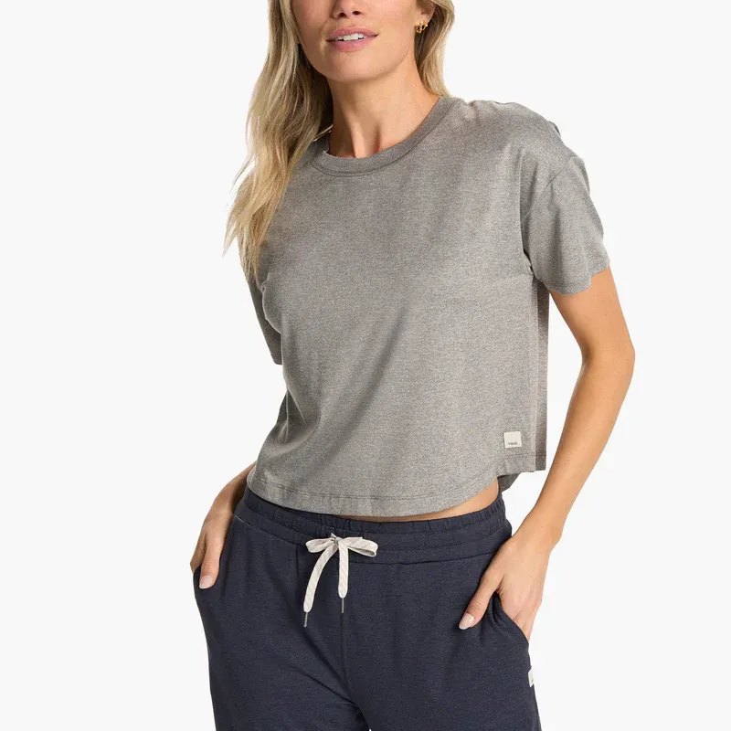 Vuori Drop Shoulder Sleeve T Shirt Women's-3
