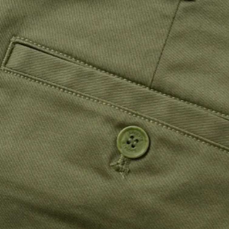 LACOSTE SS25 Casual Pants Men's Khaki Green-2
