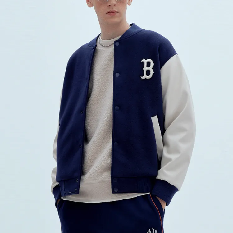MLB Baseball Jerseys Unisex Navy Blue-2
