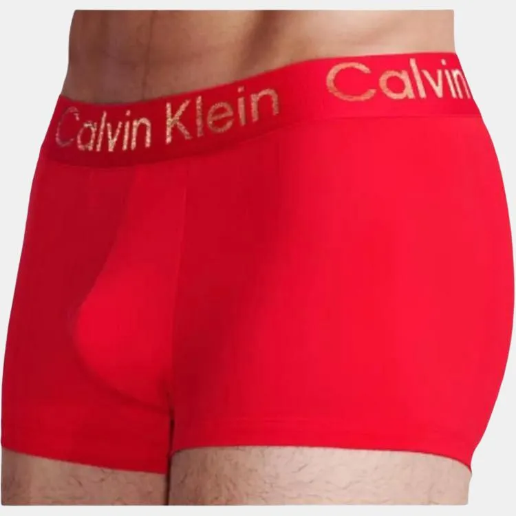 CALVIN KLEIN Underpants Europe Version Men's 1 Pack China Red-4