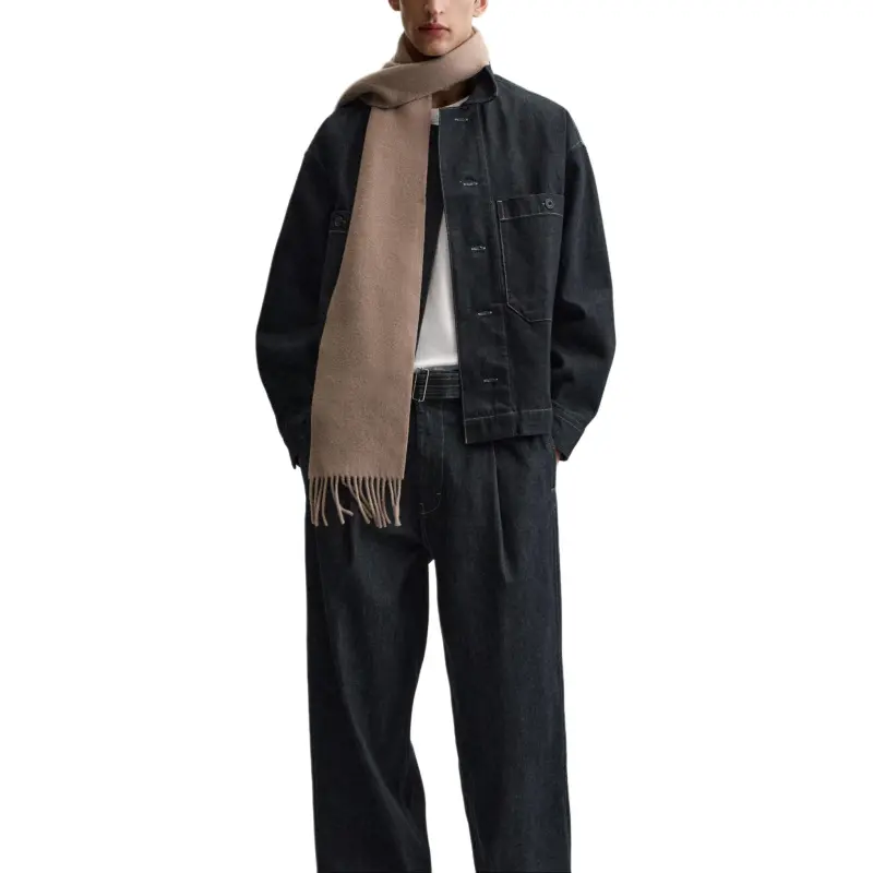 ZARA Denim Jacket Men's Sea Blue-2