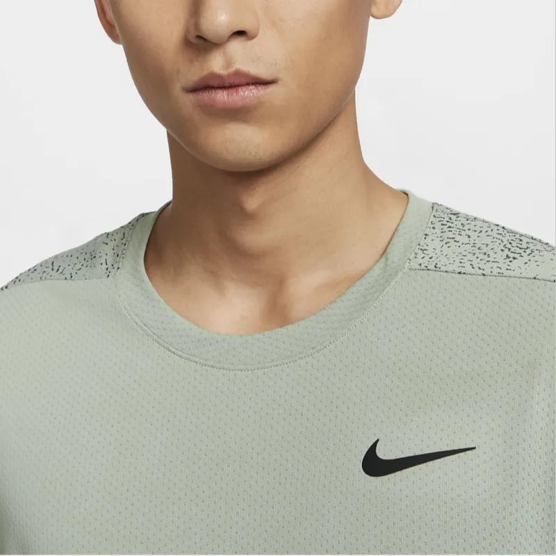 Nike Court SlamDri Fit FW24 Tennis Top Men Horizon Green-4
