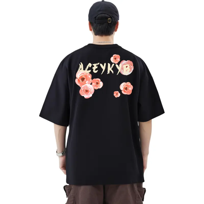 YK&YB T Shirts Unisex Black-3