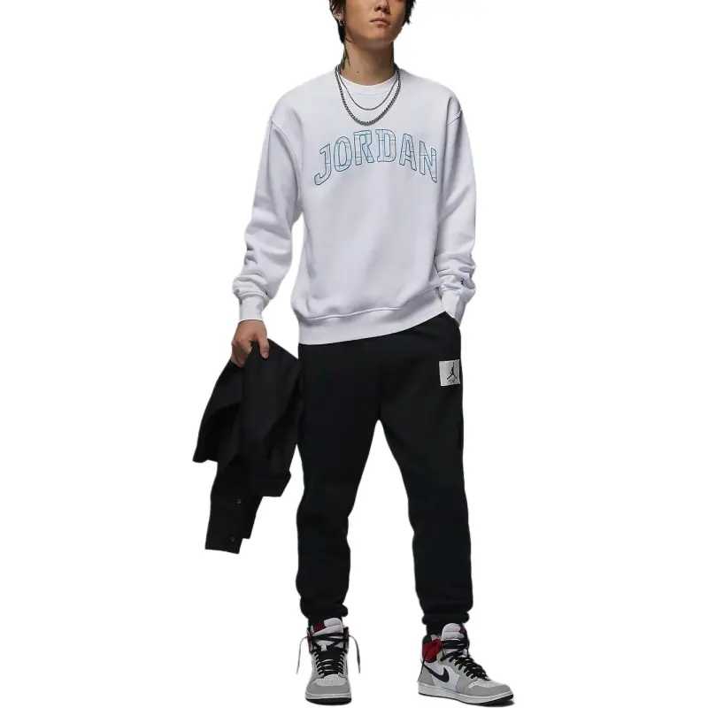 Jordan Essentials Sweatshirt Men's White-2