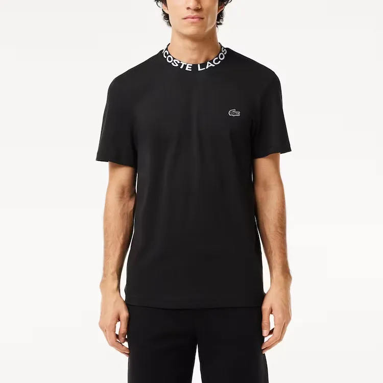 LACOSTE Logo collar Cotton Piqué T shirt-1