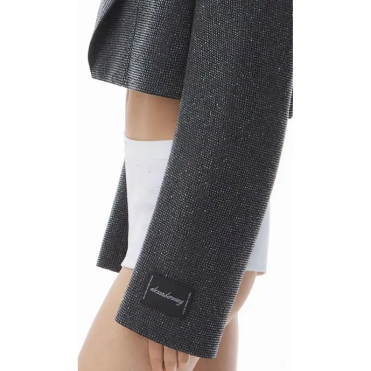 Alexander Wang Cropped Wool Blazer-3