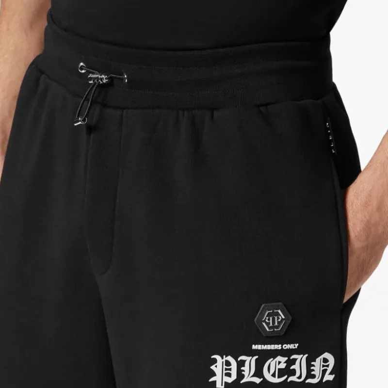 PHILIPP PLEIN FW23 Sports Shorts Men's Black-4