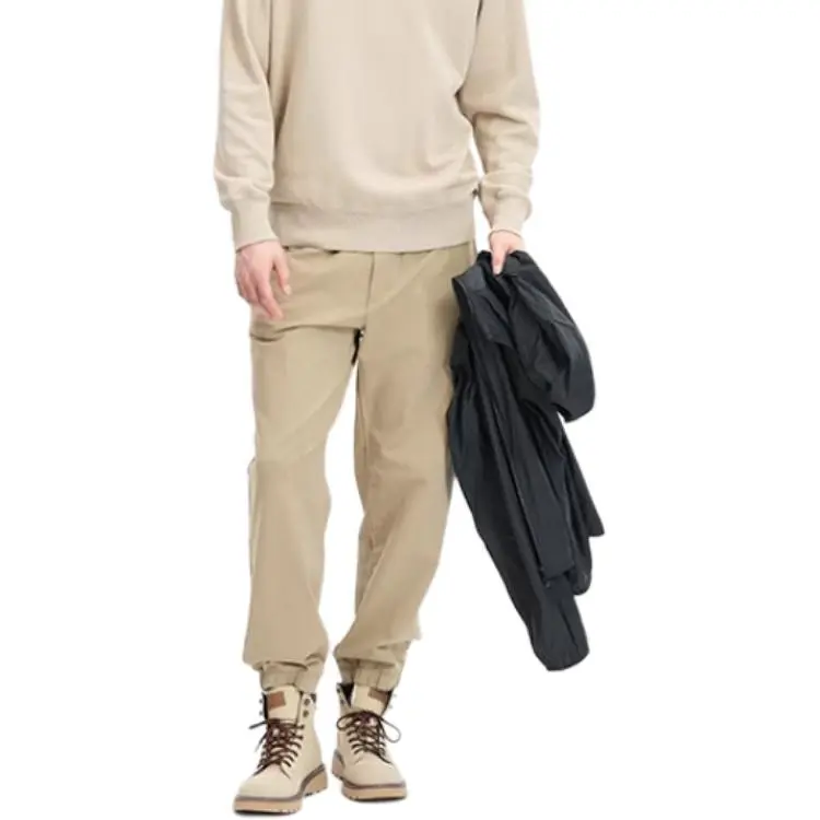 UNIQLO Casual Pants Unisex Dark Beige-2
