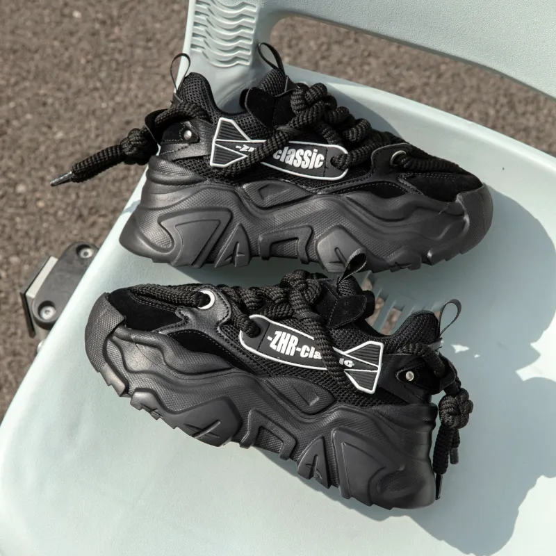 ZHR Abrasion Resistant, Height Adjustable, Breathable, Lightweight Chunky Sneakers Unisex-3