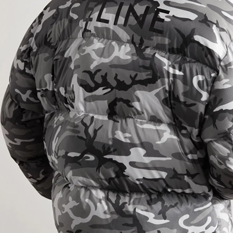 CELINE Camo Short Down Jacket-2