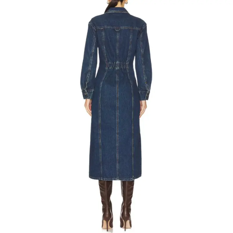 STEVE MADDEN Long Sleeved Dresses Women's Blue-1