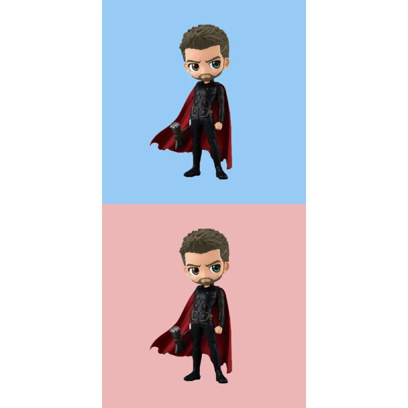 BANPRESTO Thor Qposket MARVEL Collection Thor Chibi Figures-3