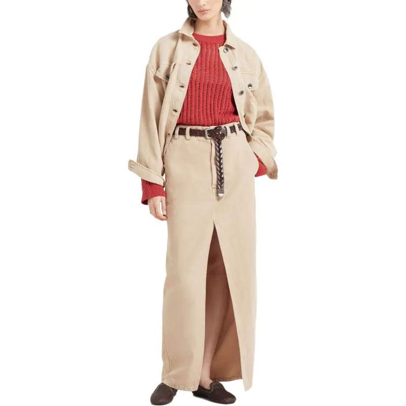 Brunello Cucinelli Monili Embellished Elastic Waistband Jacket-1