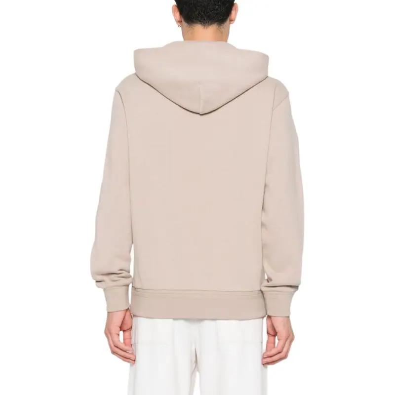 Ermenegildo Zegna Long Sleeved Straight-Hem Hoodie-3