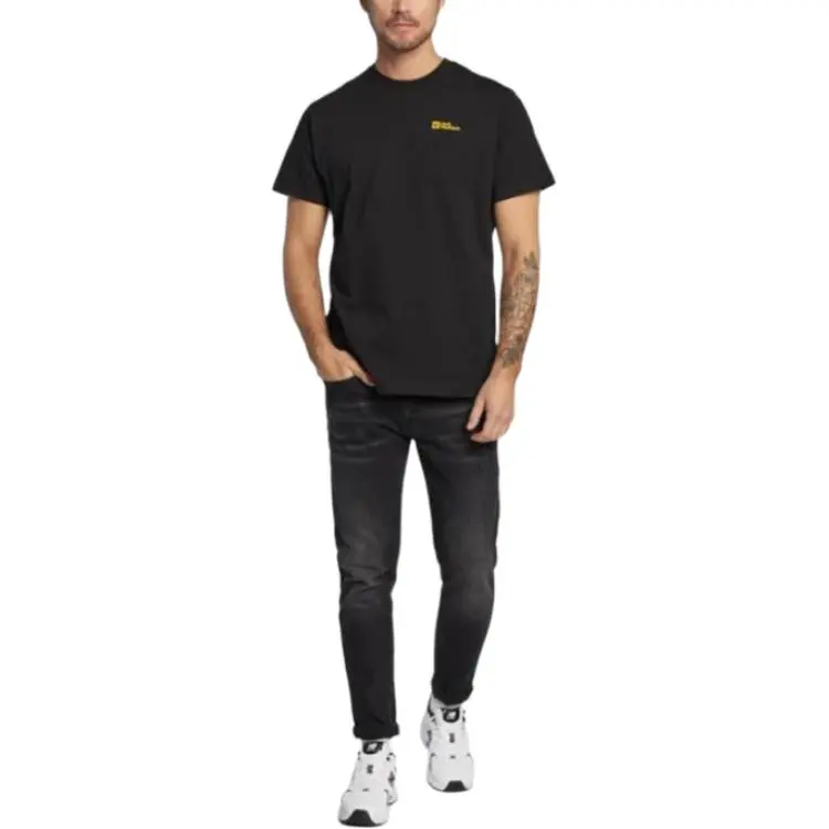 Jack Wolfskin T Shirt Men's Black-3