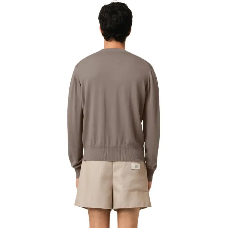 AMIPARIS Paris Logo Embroidered Crewneck Jumper-2