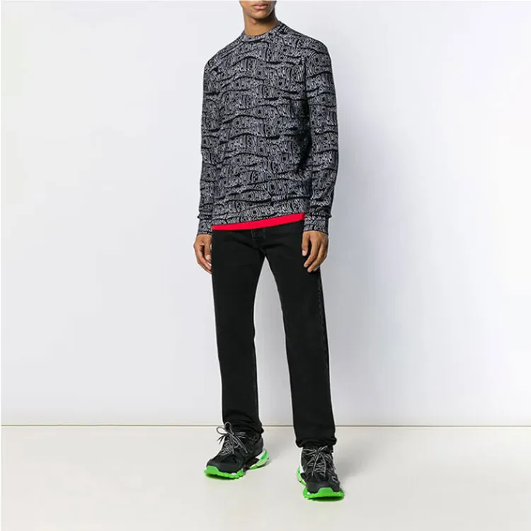 Balenciaga Sweaters Men Dark Gray-1