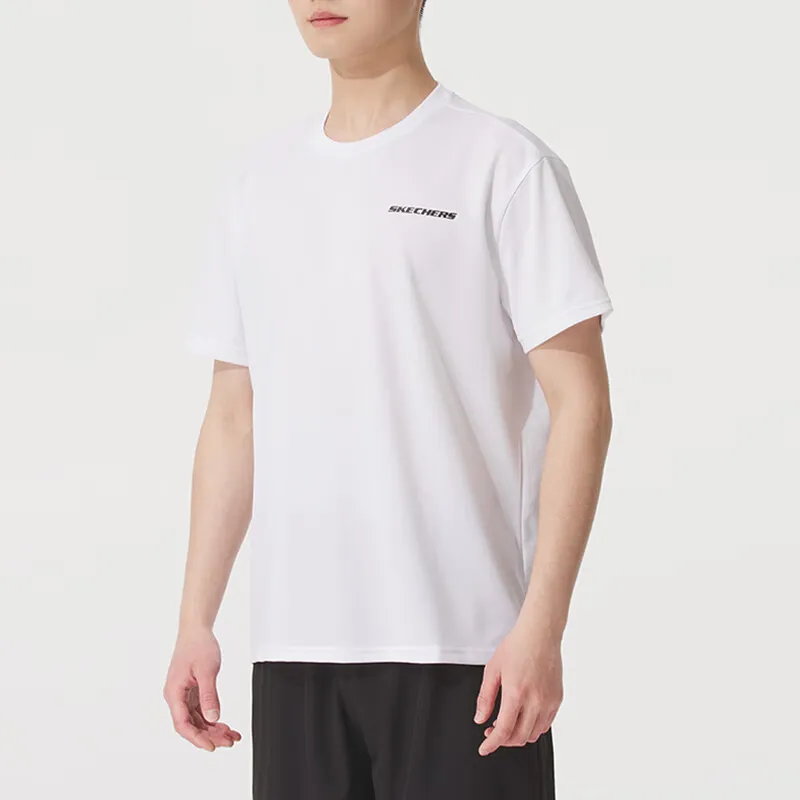 Skechers Sports Life Collection T Shirt Men's Bright White 0019-2
