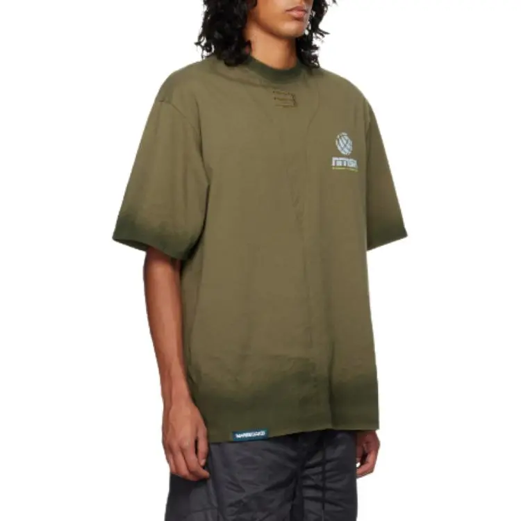 NAMESAKE T Shirts Men Green-3