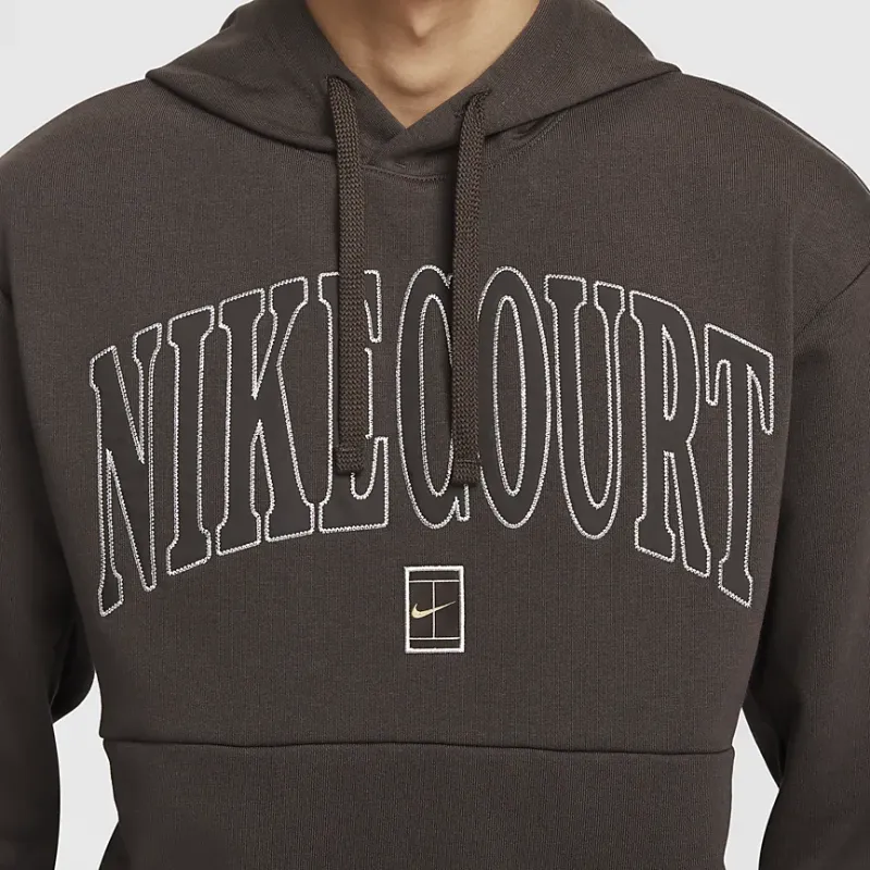 Nike COURT HERITAGEDri Fit Sweatshirt Men's Baroque Brown/Velvet Brown-4