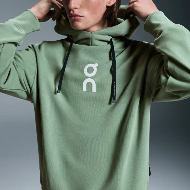 On Club Hoodie Sweatshirt Men's Fern Green-5