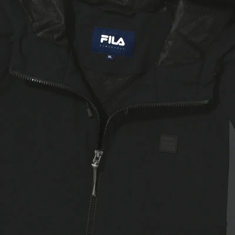 FILA Trench Coats Unisex Black-4