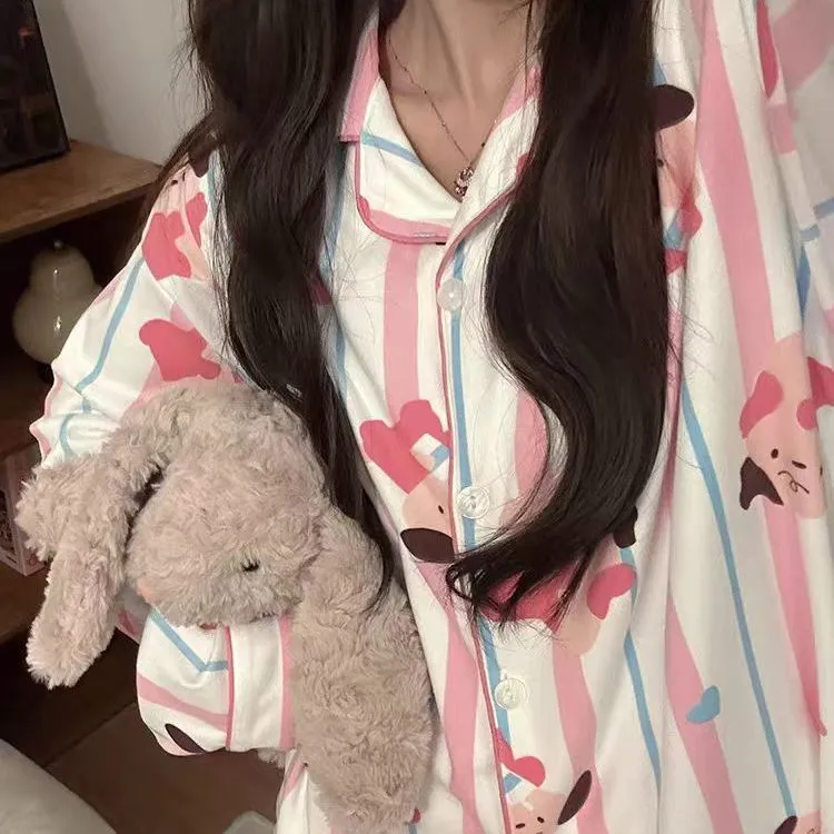 WANANNI Pajama Set Women's Pink-3
