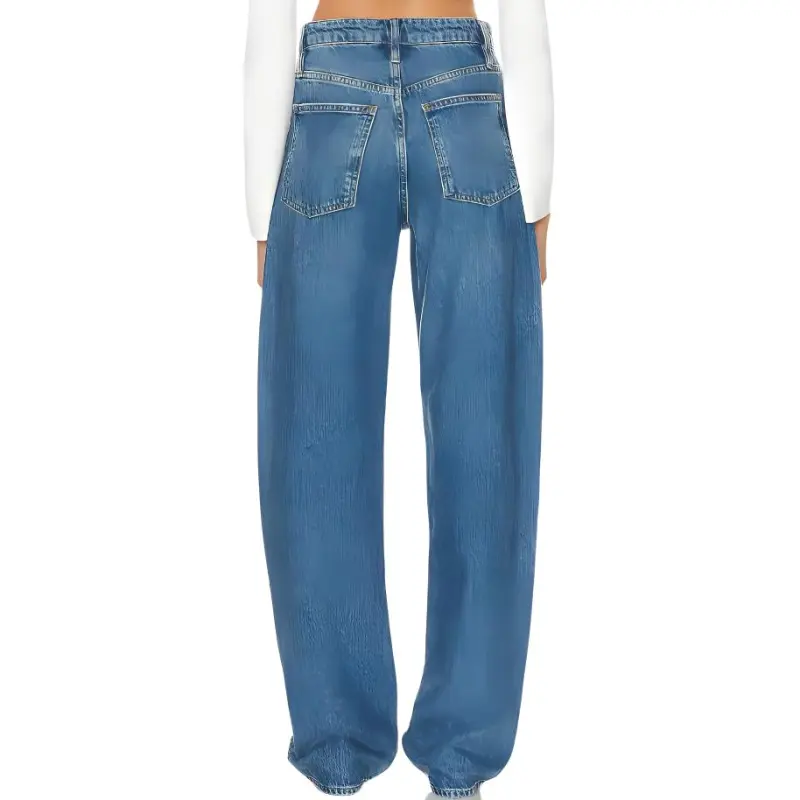 FRAME High Waist Straight Leg Jeans-4