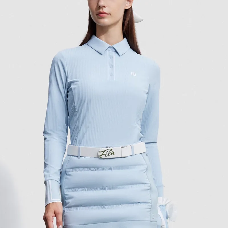 FILA Polo Shirt Women's Sky Blue-2