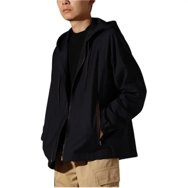 Hacikis Jackets Coats Men's Navy Blue-4
