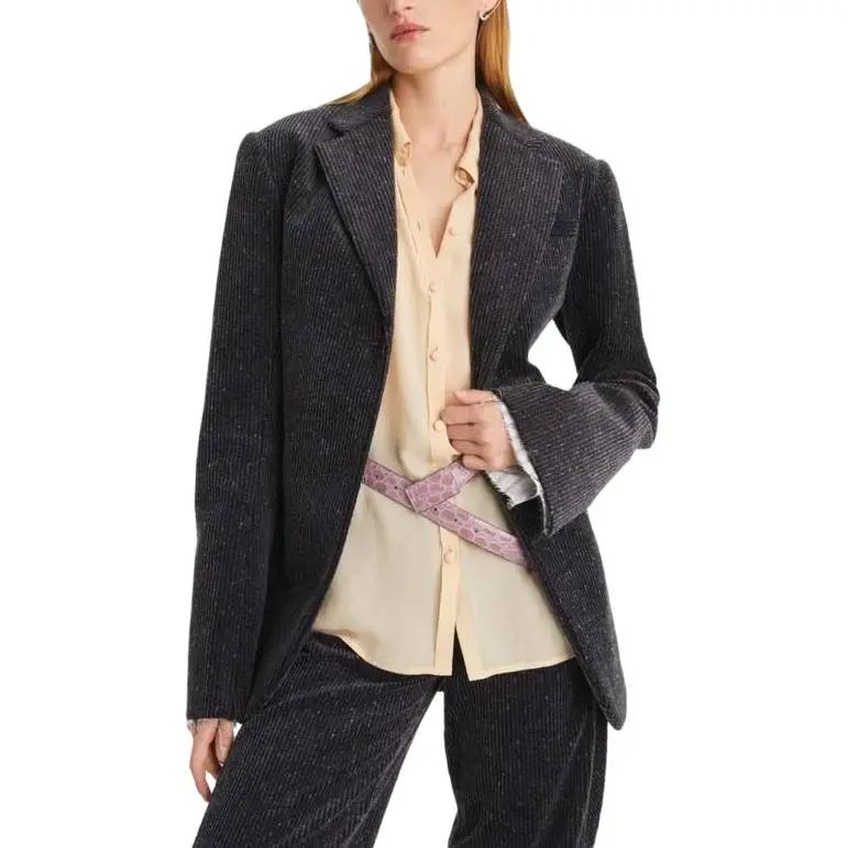 TORY BURCH Cinched Corduroy Blazer-5