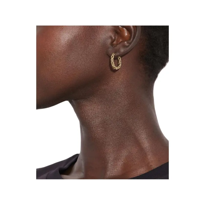COACH Brass Earrings Unisex Gold-4