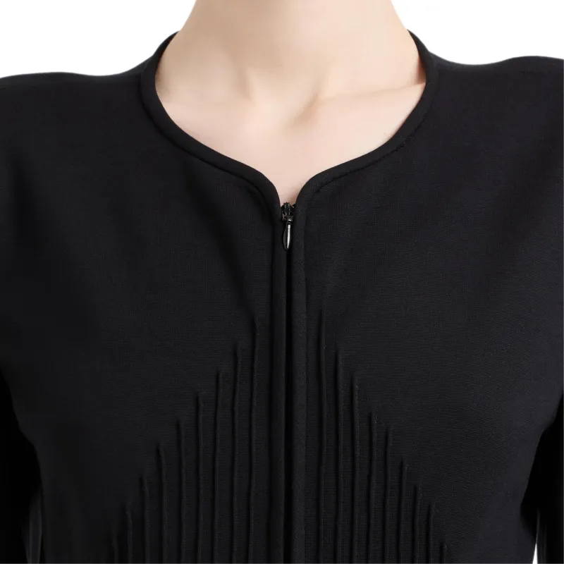 EMPORIO ARMANI Milano stitch Jacket With Shoulder Pads-4