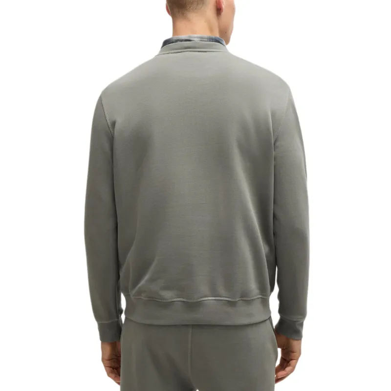 HUGO BOSS FW24 Sweatshirt Men's Green-3