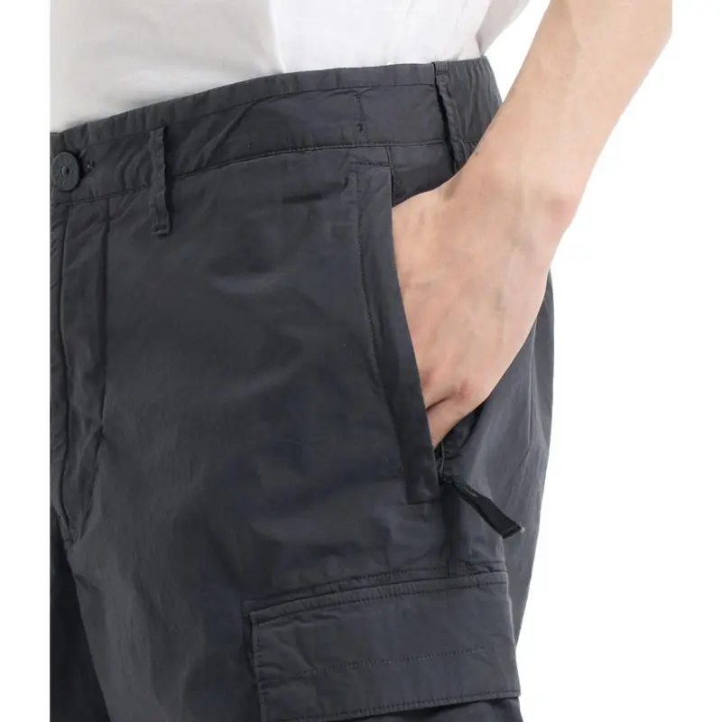 STONE ISLAND Cargo Shorts Men's Charcoal Gray-4