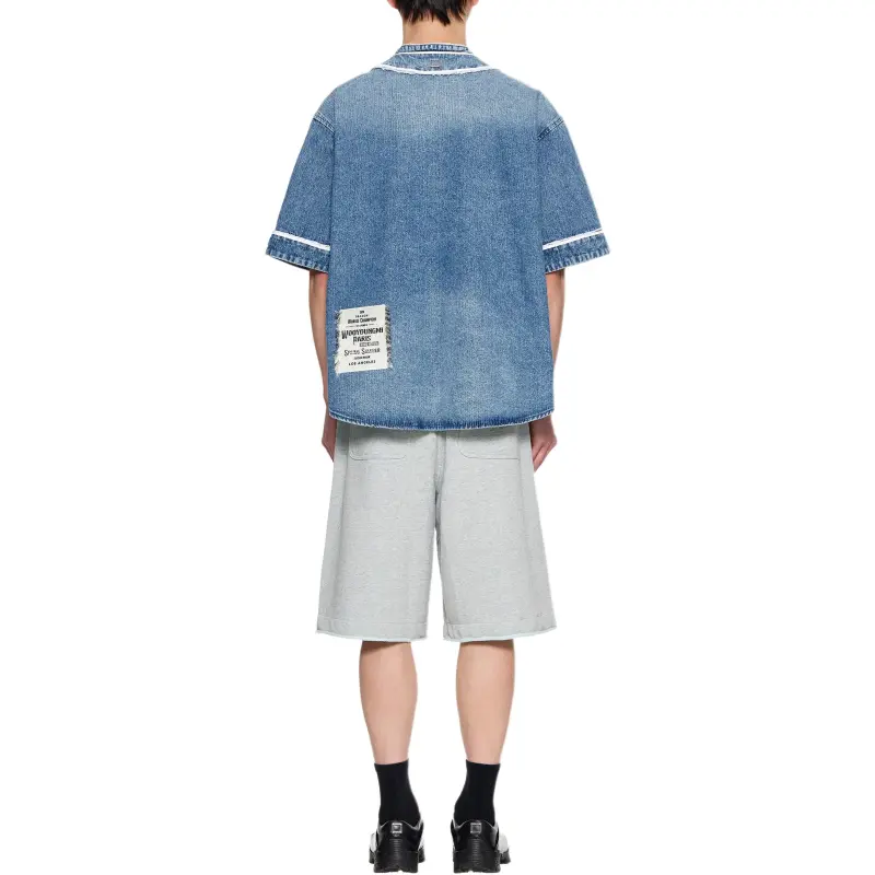 WOOYOUNGMI Shirts Men Blue-1