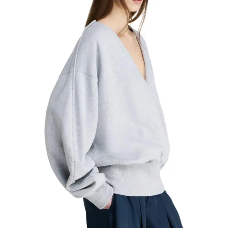 JW Anderson Rounded Wrap Front Sweatshirt-3