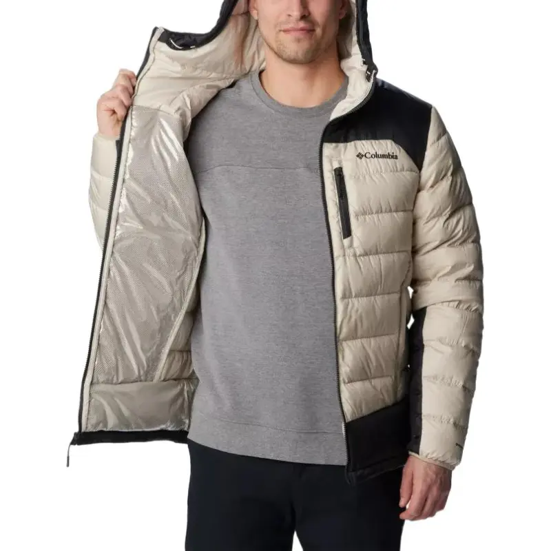 Columbia Men's Autumn Park™ Down Hooded Jacket Jackets & Coats Men's Black/Apricot-3