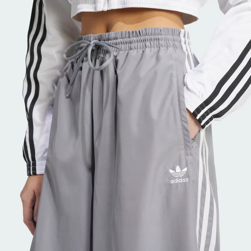 Adidas Originals Knitted Sports Pants Women's Gray-4