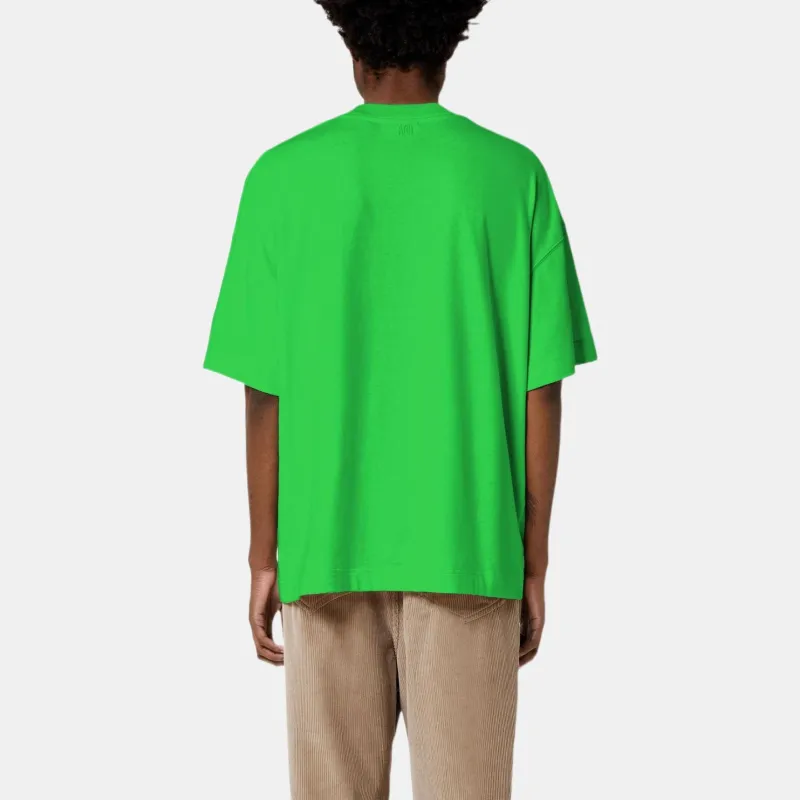 Ami Paris Organic cotton Drop shoulder T shirt-2