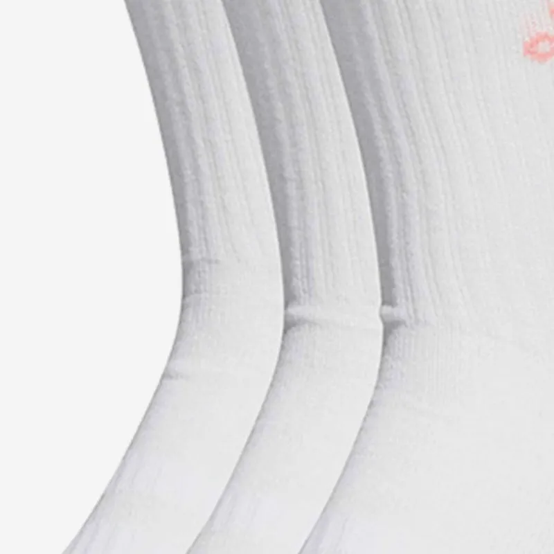 Adidas Mid Calf Socks Unisex 3 Pack White-2