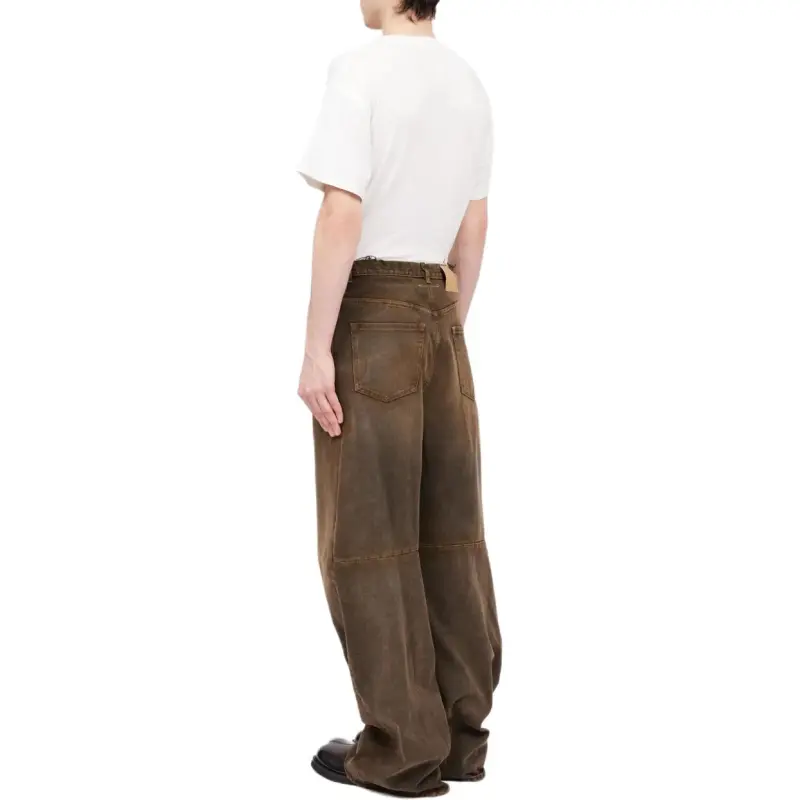 MM6 Maison Margiela Acid wash Mid rise Jeans-4