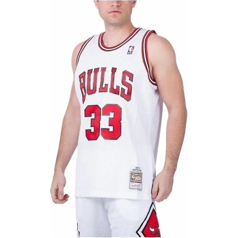 Mitchell & Ness Chicago Bulls Home 1997 98 Scottie Pippen Swingman Jersey-2